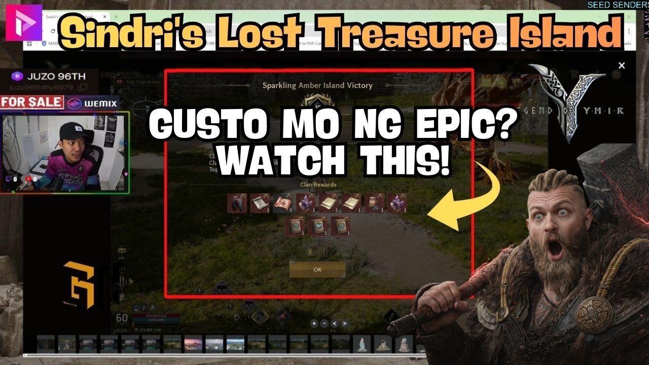 LEGEND OF YMIR : THE BEST IN GAME REWARD SO FAR! | SINDRI'S LOST TREASURE ISLAND EXPLAINED (TAGALOG)