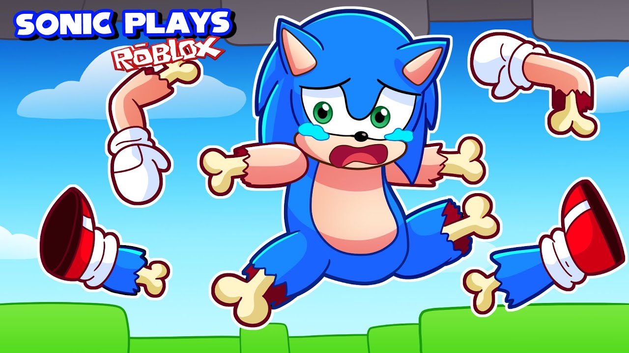 🦔 SONIC IS BREAKING HIS BONES! | Sonic Plays Roblox Broken Bones V