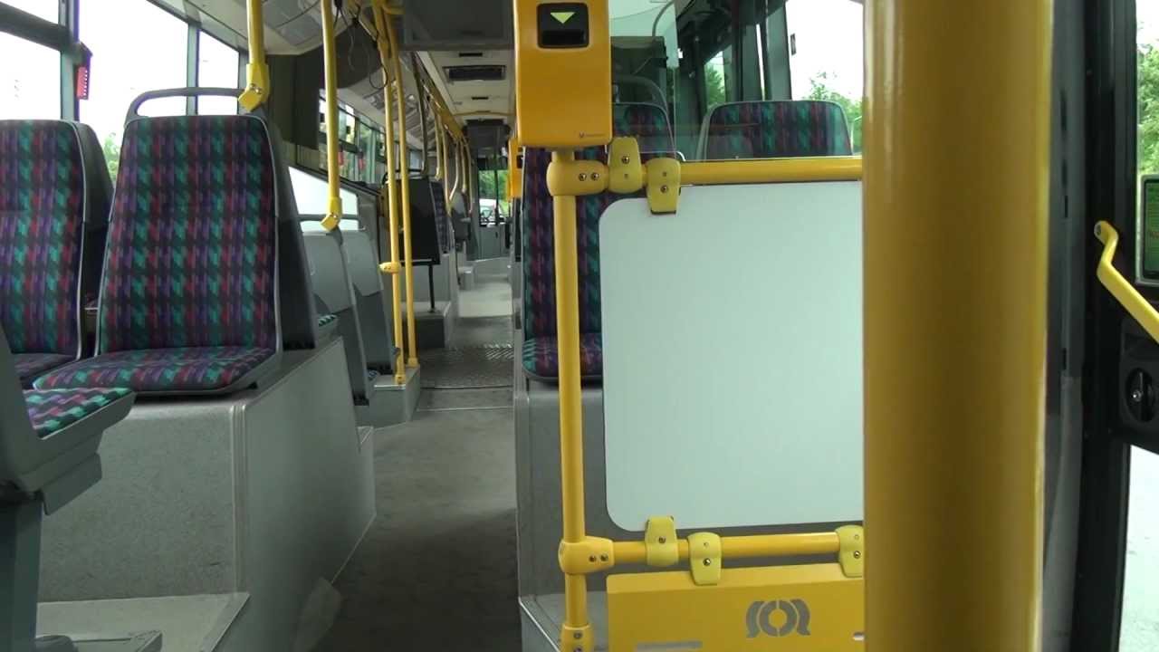 Riding a SOR NB 18 City bus in Praha on line X22