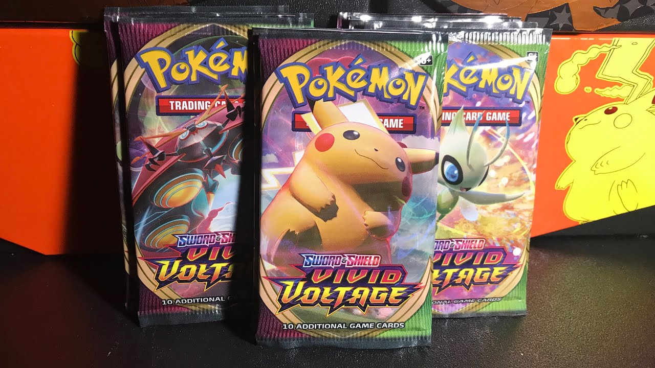 Apertura 10 Sobres De Vivid Voltage Cartas Pokemon Voltaje Vívido