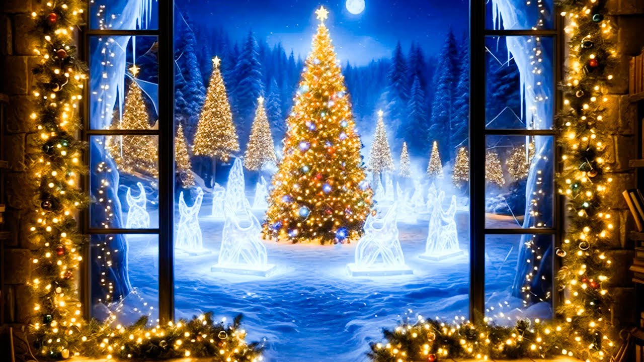 Soothing Christmas Melodies | Relaxing Instrumental | Beautiful 4k Scenery