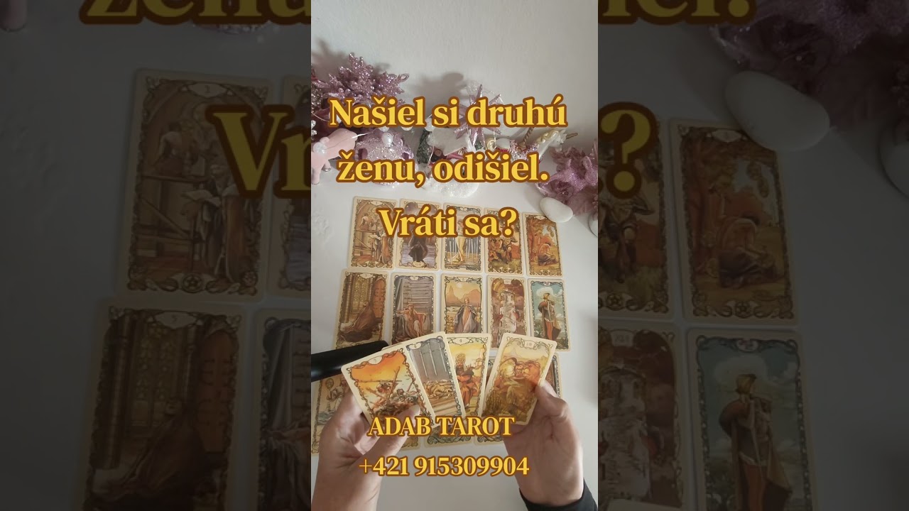 Našiel si inú ženu, odišiel za ňou 💔💔 VRÁTI SA??? 😥 tarot lásky a bolesti 💔 
