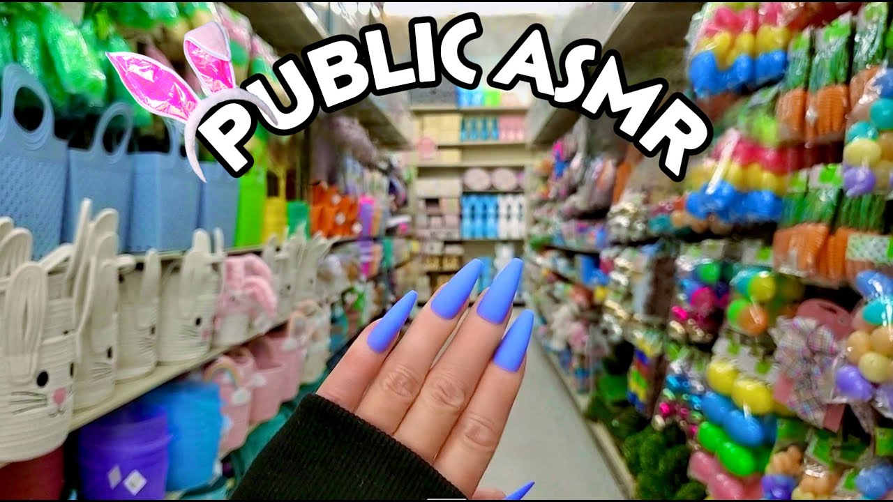 EASTER TINGLES🐰TAPPING + EXTRAS~EASTER & OTHER AISLES🐰PUBLIC ASMR