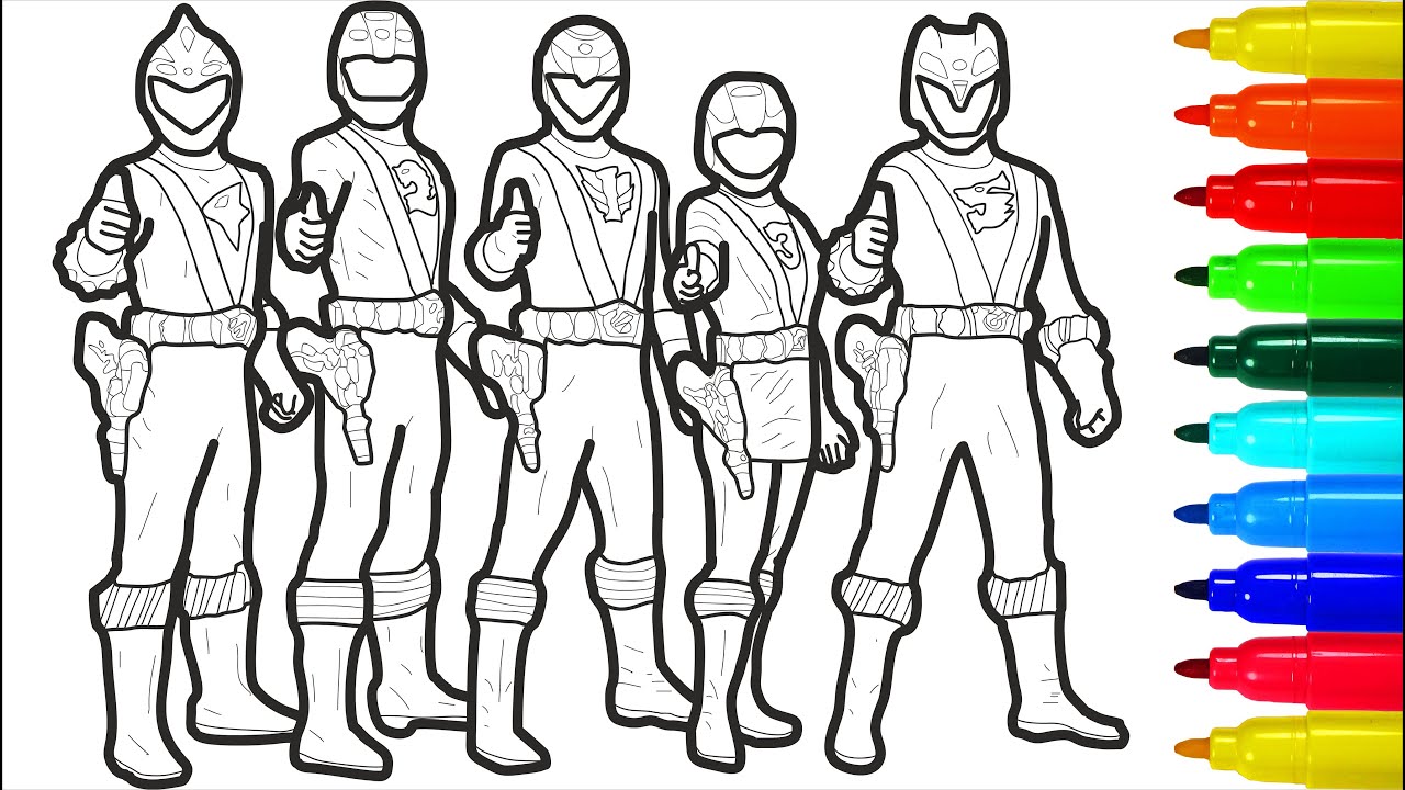 Power Rangers Super Samurai Coloring pages