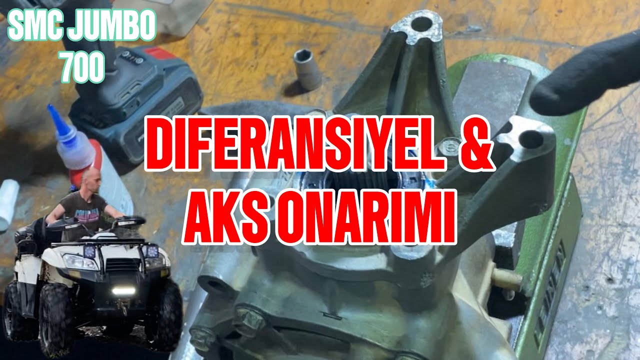 КАК РЕМОНТИРОВАТЬ ДИФФЕРЕНЦИАЛ И ОСЬ SMC JUMBO 700?