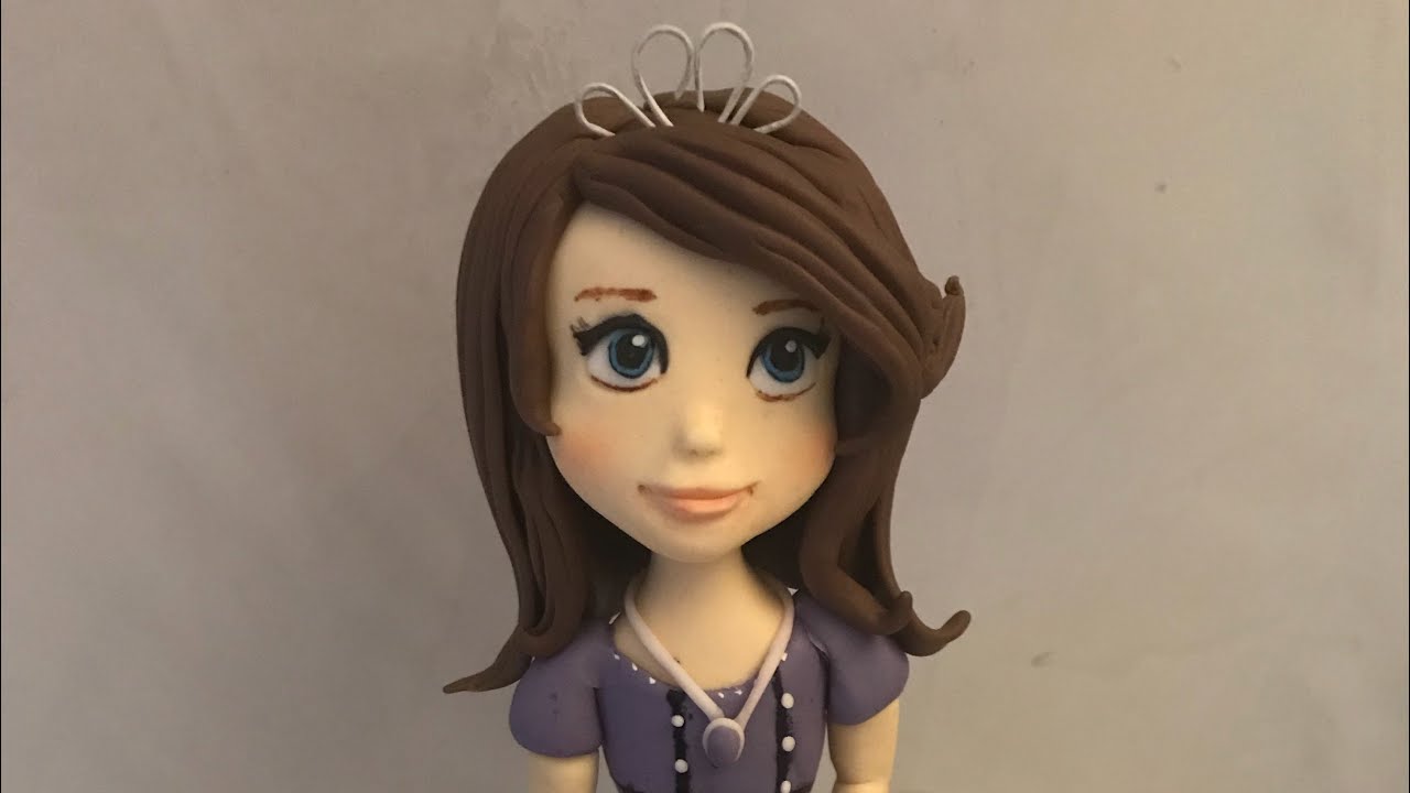 How to make fondant princess Sofia