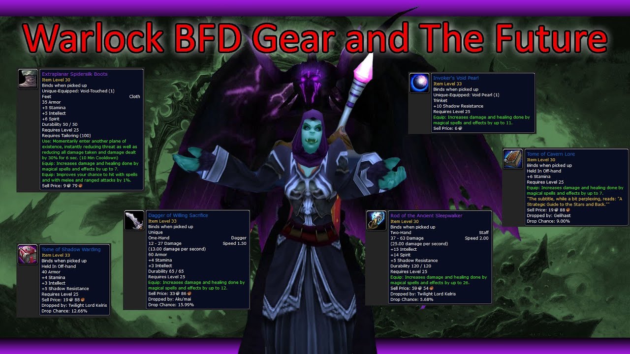 Season of Discovery BFD Gear, Warlocks, and the Future #warlockmain    #worldofwarcraftclassic