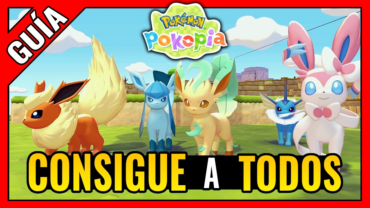 Cómo conseguir a EEVEE y TODAS sus evoluciones en POKÉMON POKOPIA (Guía completa)
