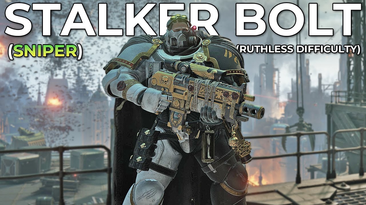 Space Marine 2 – Solo Sniper Ruthless Difficulty (Stalker Bolt Rifle, Max Level)