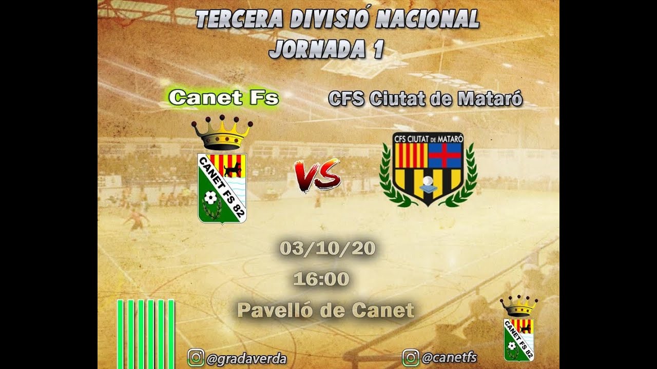 J1 Canet FS vs CFS Ciutat de Mataró