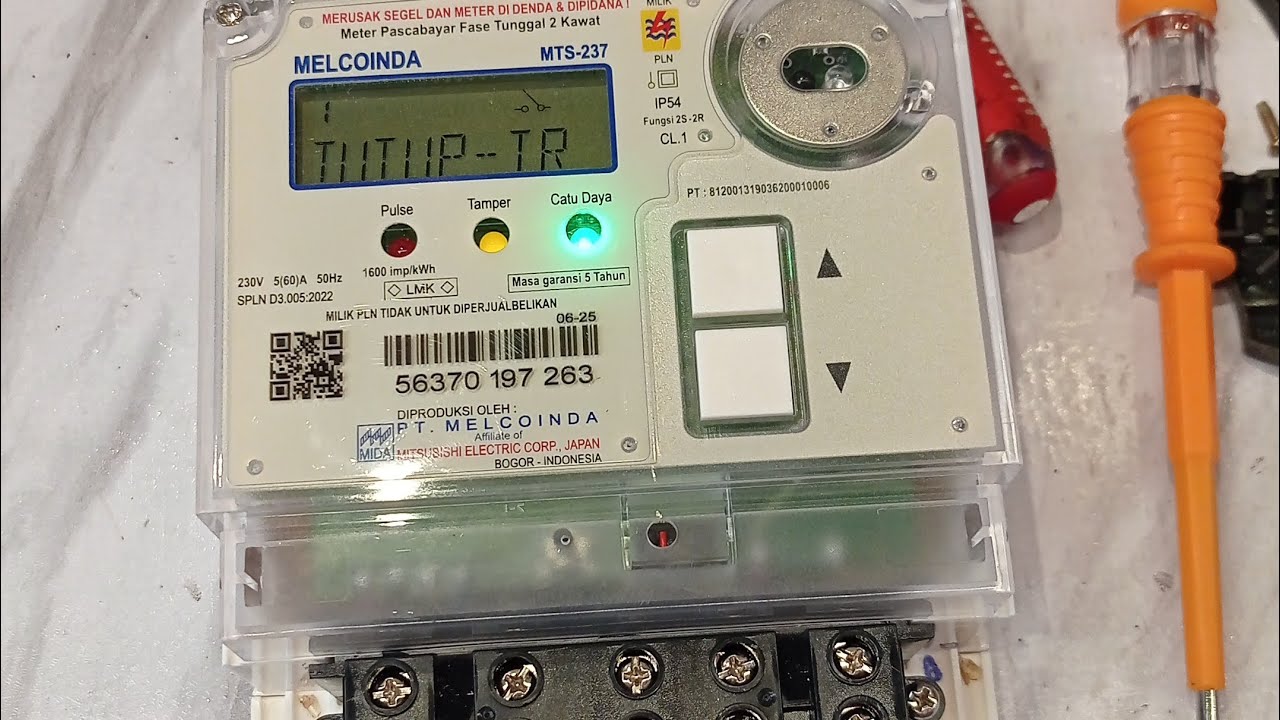 Cara seting kwh meter digital melcoinda terbaru,tonton videonya sampai habis