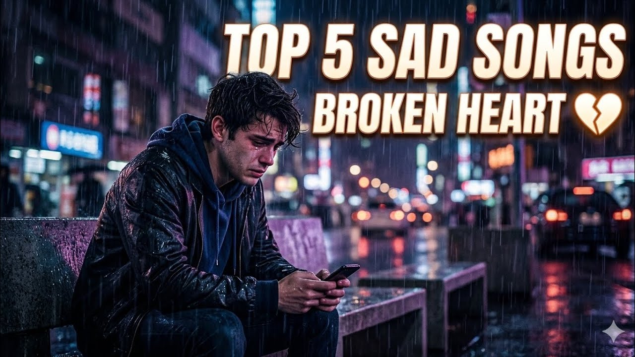 Top 5 Heartbroken Sad Songs  | Emotional Hindi Songs 2026 | Adhoora Ishq Playlist