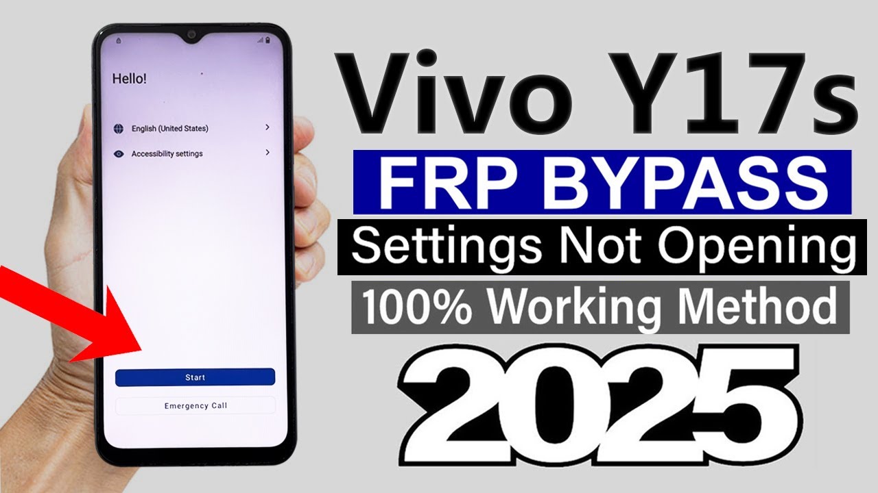 Vivo Y17s (v2310) - Google Account/ FRP Bypass | Settings Not Open - 100% Working (Without Pc)