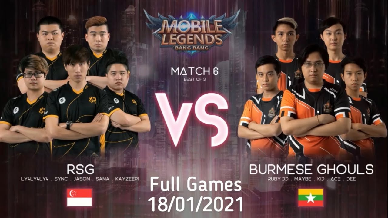 Mobile Legends M2 | RSG Vs Burmese Ghouls | Full Game | 