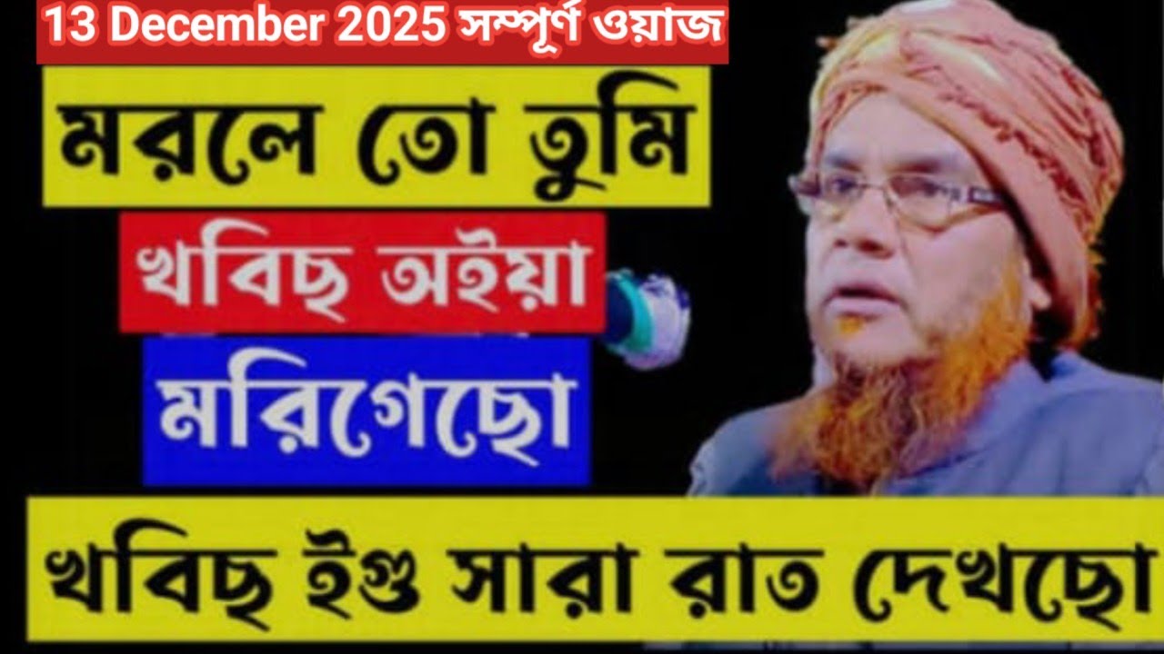 মোবাইল বন্ধ করুন আমার ওয়াজ নষ্ট হইতেছে। Ali I Ahmad Hujur l Hojai I Sylheti l Waz l Sylhet l BD l