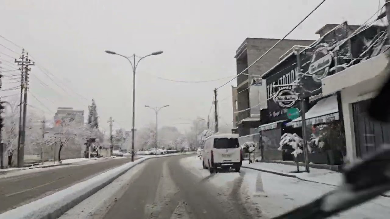 جولة في مدينة السليمانية في الثلوج 23\1\2026 sulaimaniyah kordstan