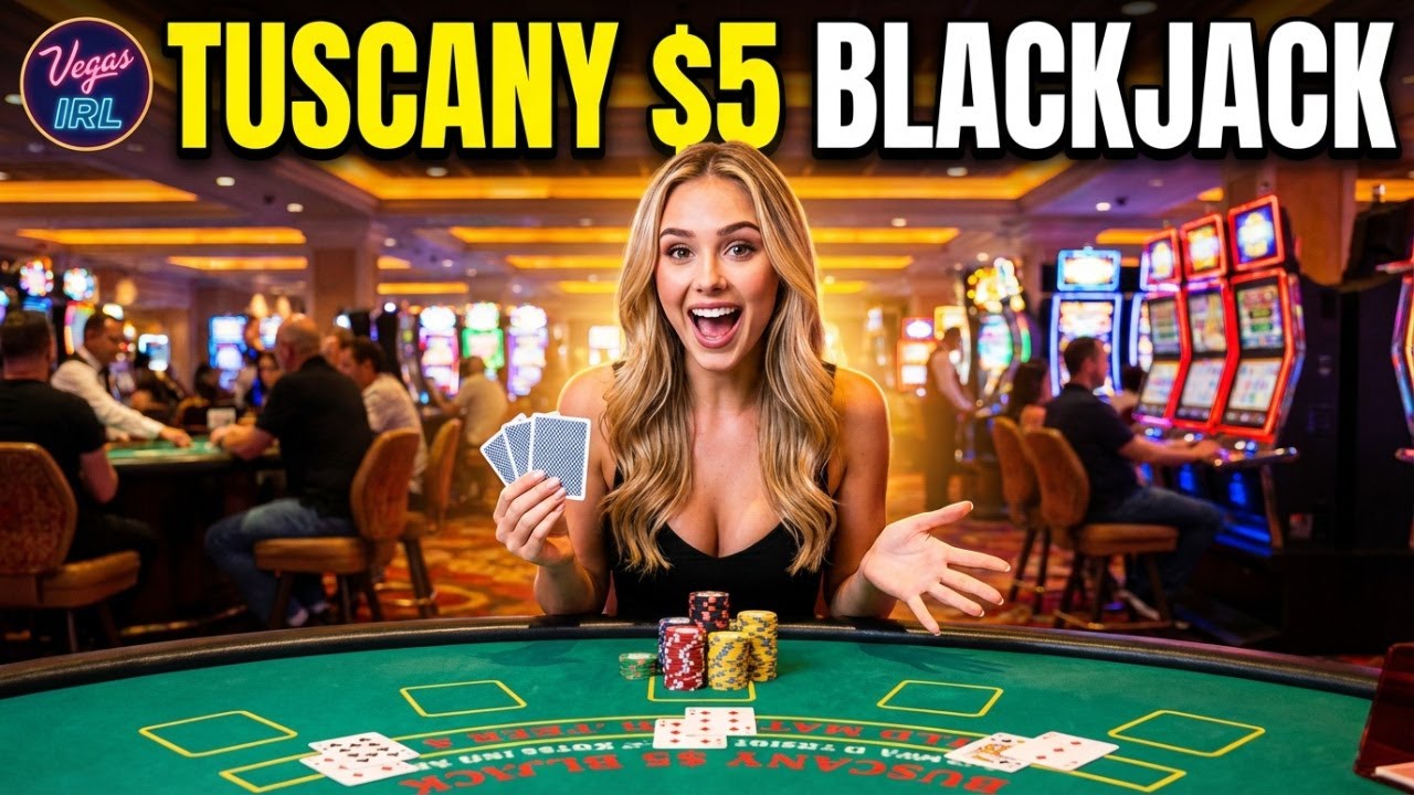Inside Tuscany Suites Casino Las Vegas $5 3:2 Blackjack