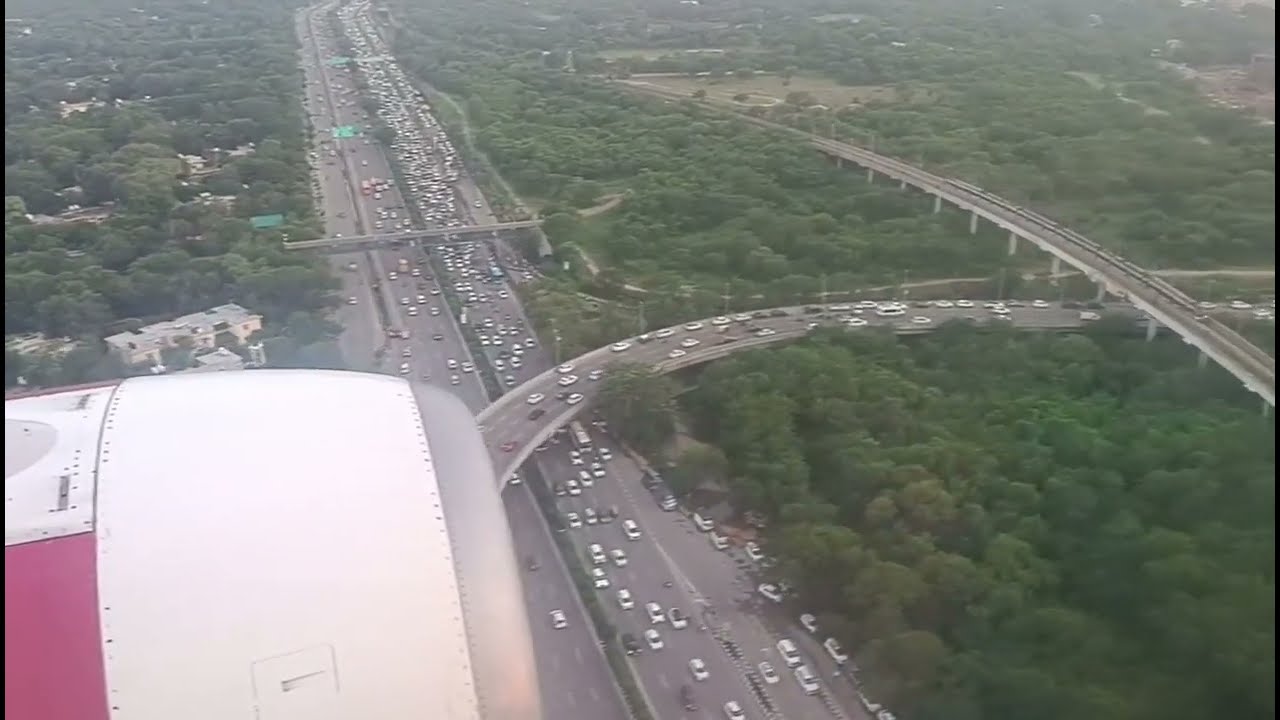 AirIndia Flight Landing At Delhi Airport🛬✨🇮🇳