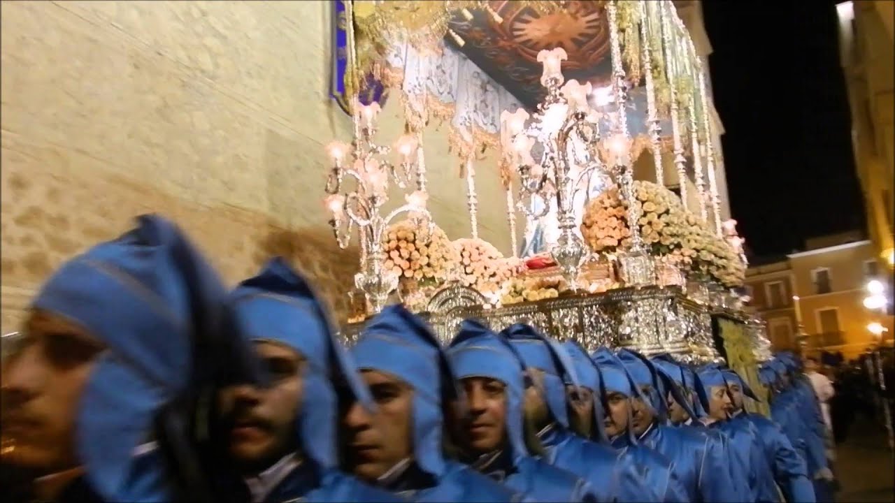 PASO AZUL de LORCA - Viernes de Dolores 2016 - Cuesta San Francisco - 
