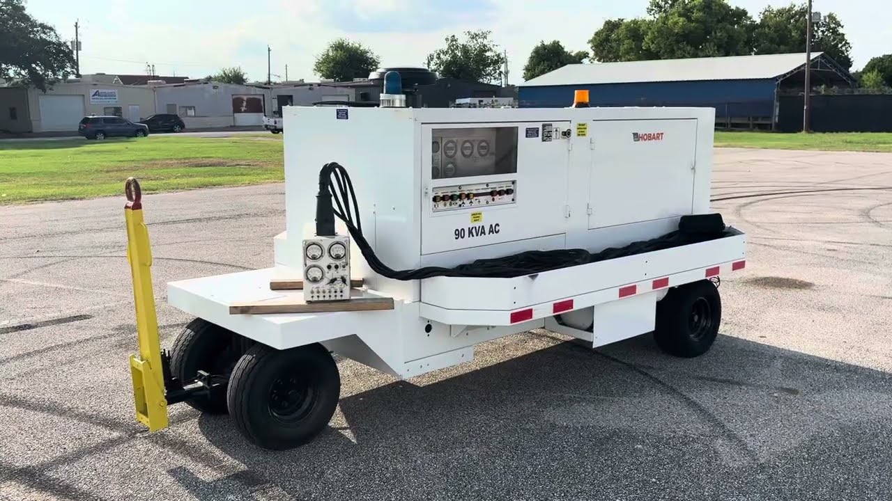 2008 Hobart 90 kVA Ground Power Unit - Load Bank Test. Unit 3650