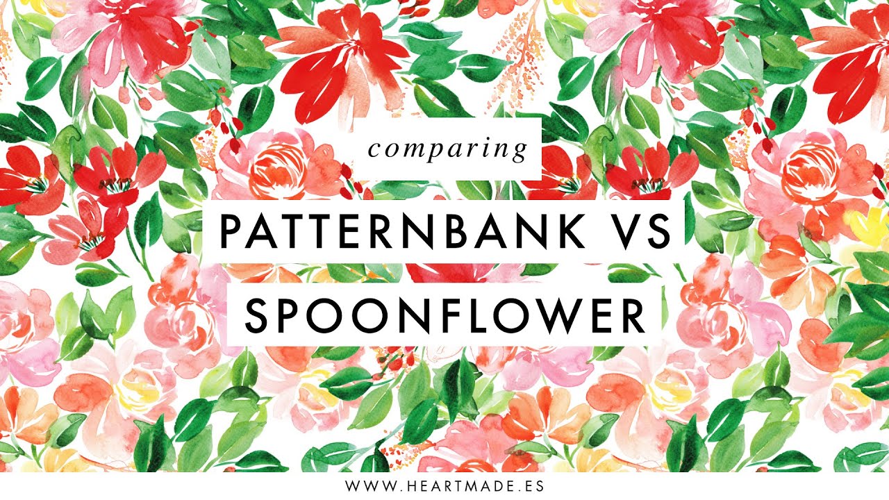 Patternbank VS Spoonflower - best platform to sell seamless pattern designs?