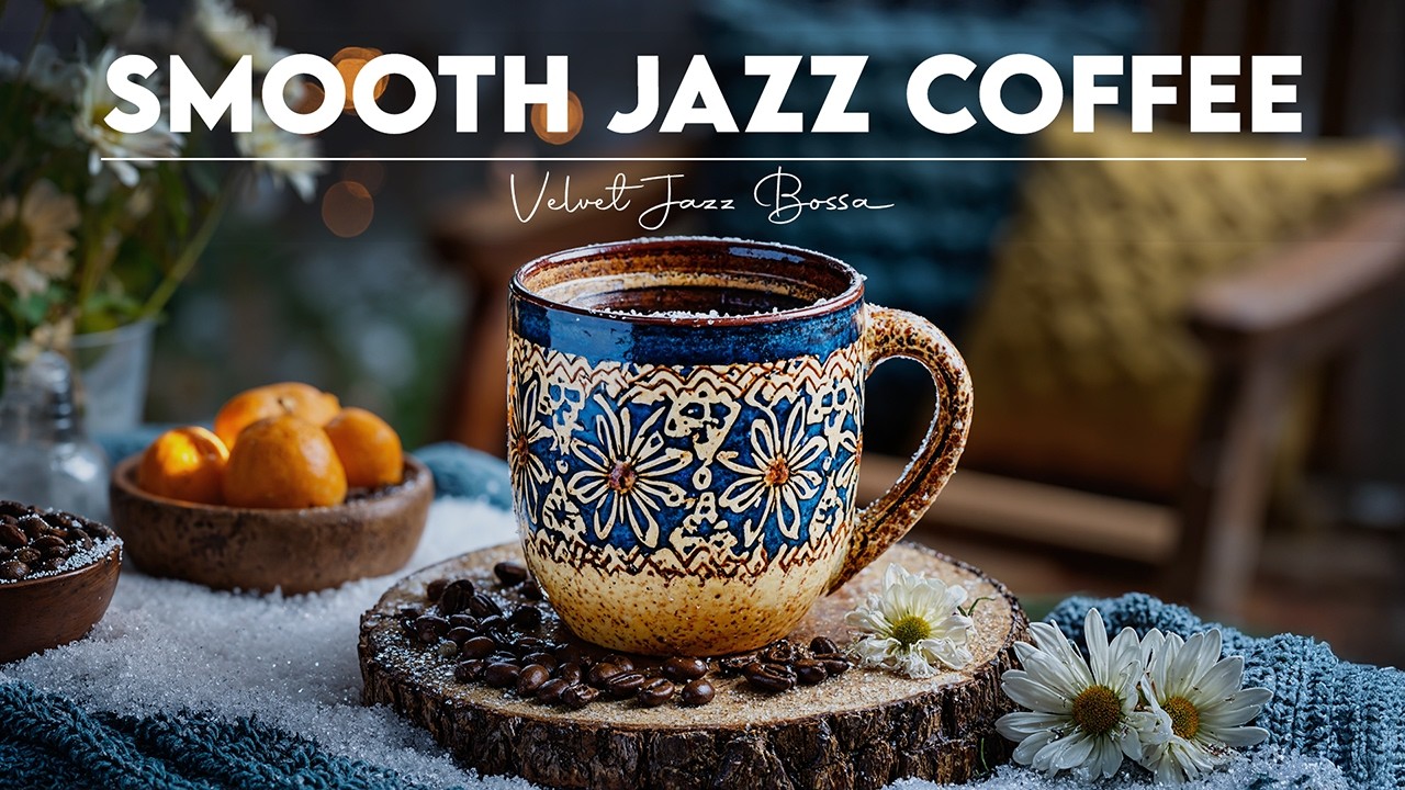 Smooth Jazz Coffee ❄️☕ Winter Morning Bossa Nova Vibes for Cozy Relaxation & Chill Study