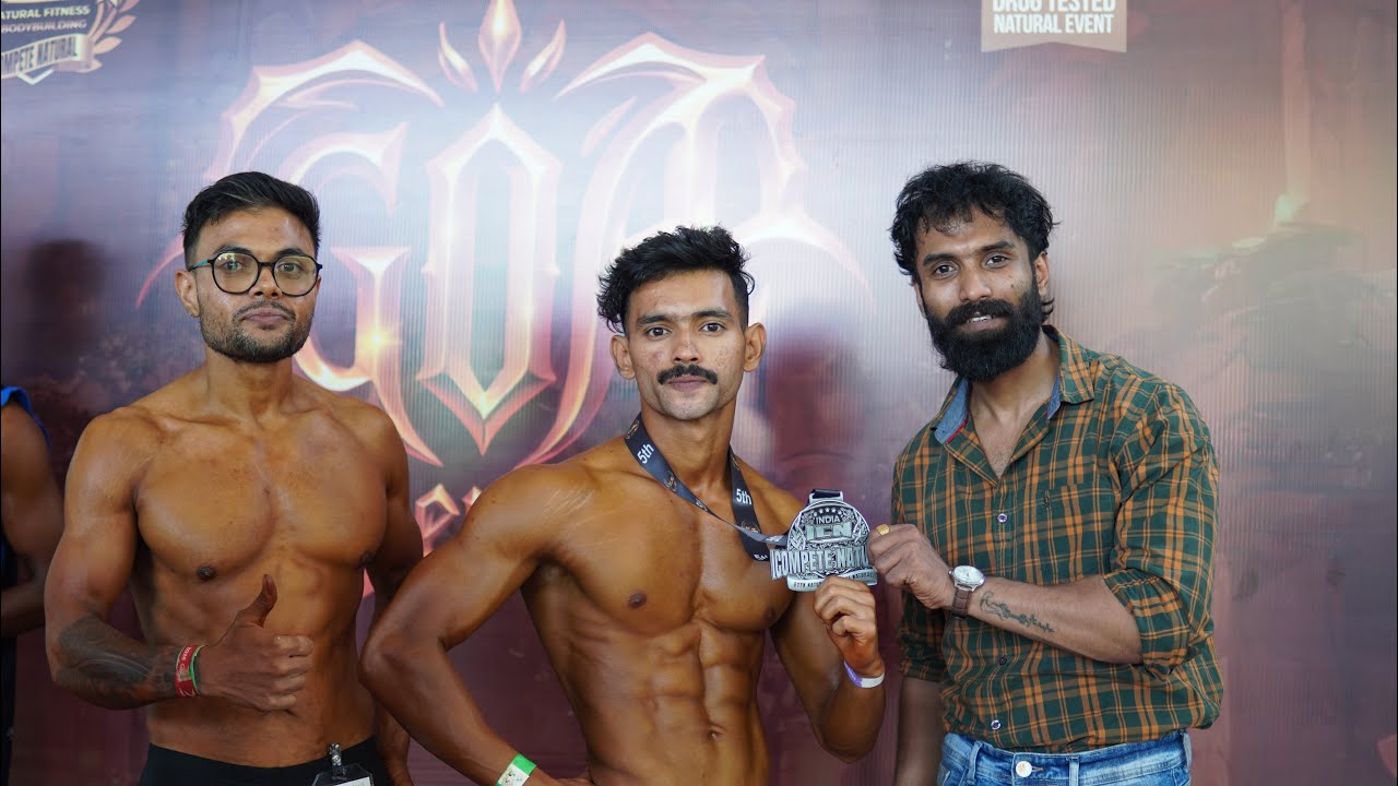 ICN INDIA 🇮🇳| ICN GOA | I Compete Natural ￼￼| Show DAY | MY Bodybuilding Show 