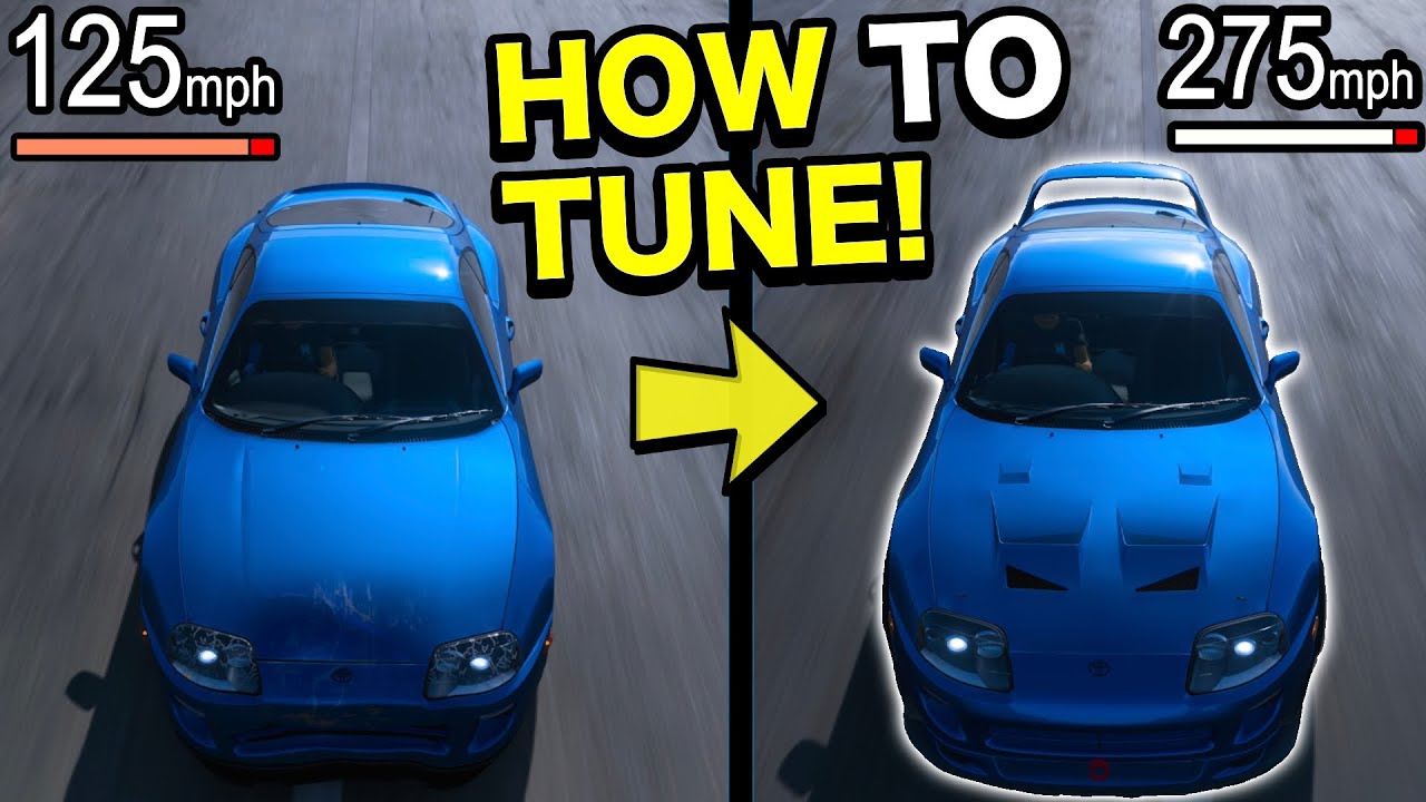 EASIEST Way to Tune Cars For MAX SPEED in Forza Horizon 5