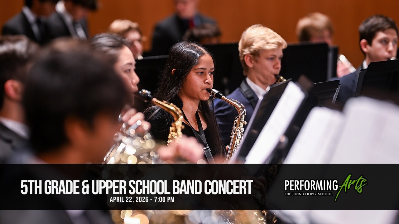 5th Grade & Upper School Band Concert - Spring 2026 | The John Cooper School