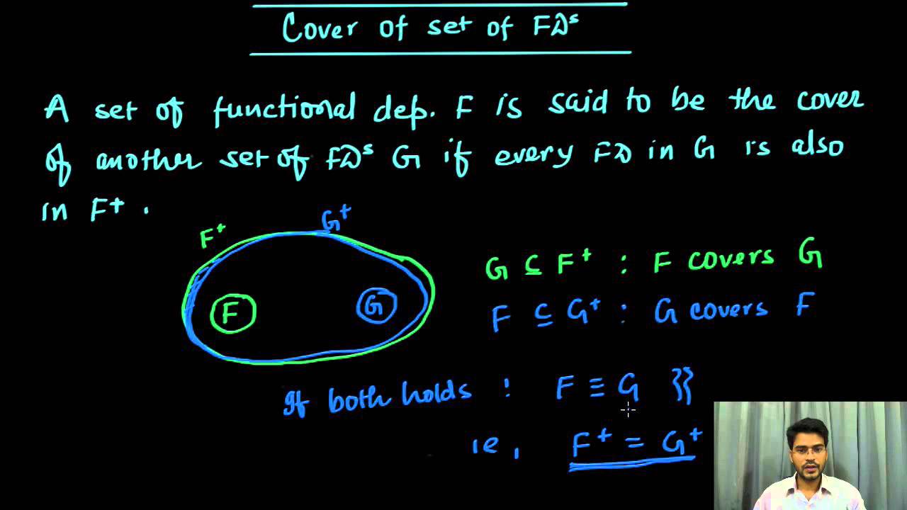 Cover and Equivalence of set of FDs
