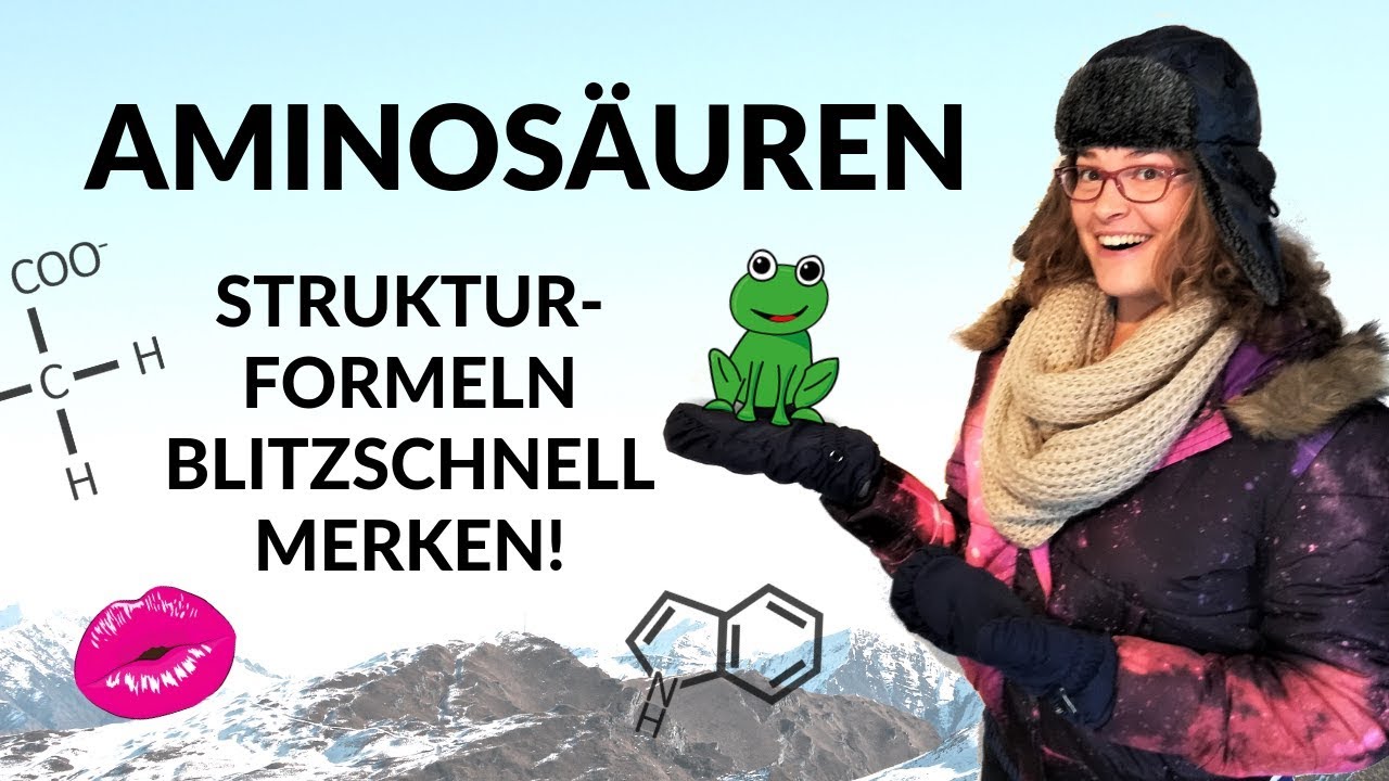 Aminosäuren lernen: Struktur merken in kürzester Zeit - mit Gedächtnispalast vom Weltrekordhalter!