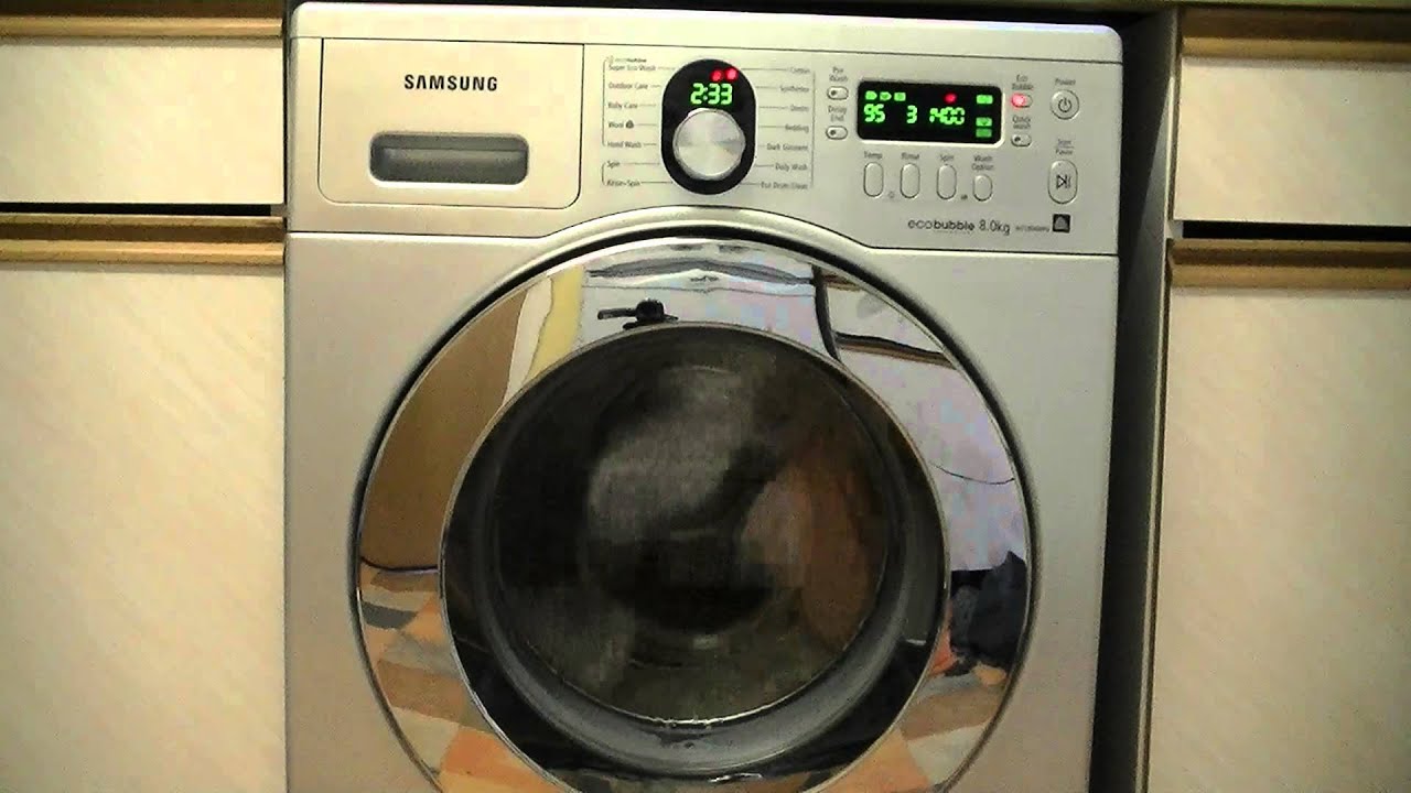 Samsung Ecobubble, Cottons 95 with Intensive and soak 1/11