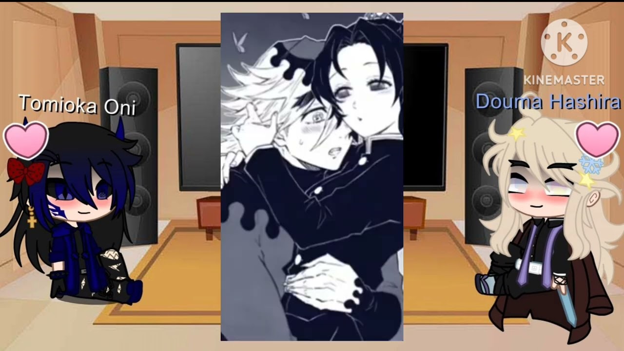 💧Tomioka And Douma React To Seus Shipps Giyushino And Doushino ❄️