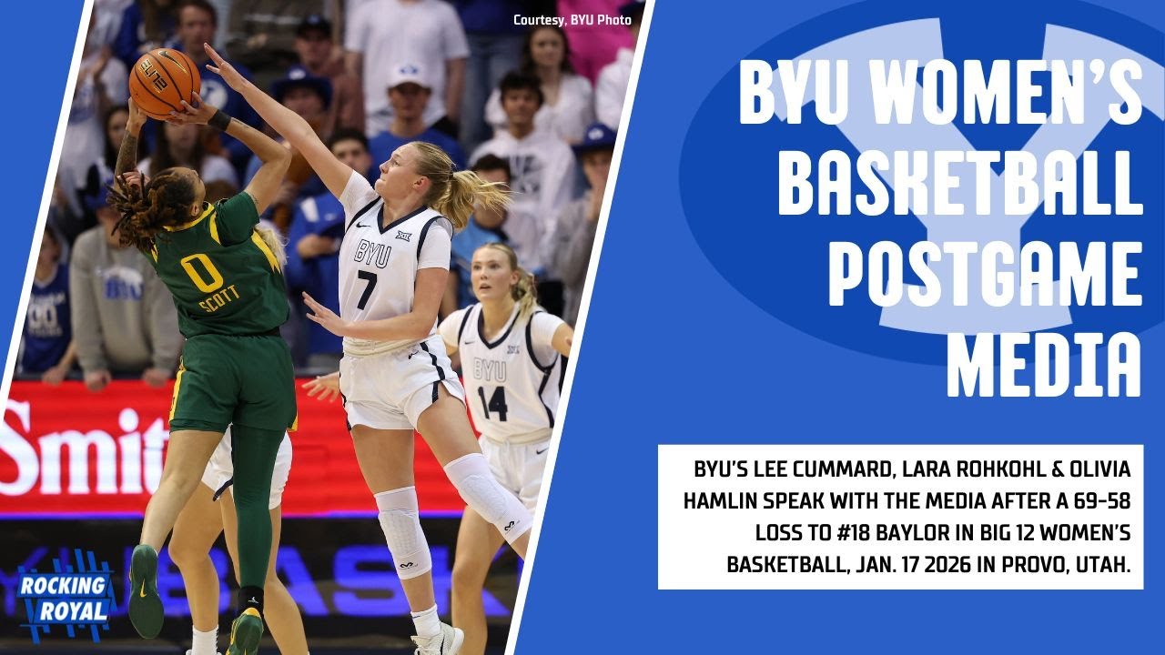 Women's Basketball | BYU vs. Baylor | HC Lee Cummard, Lara Rohkohl, Olivia Hamlin