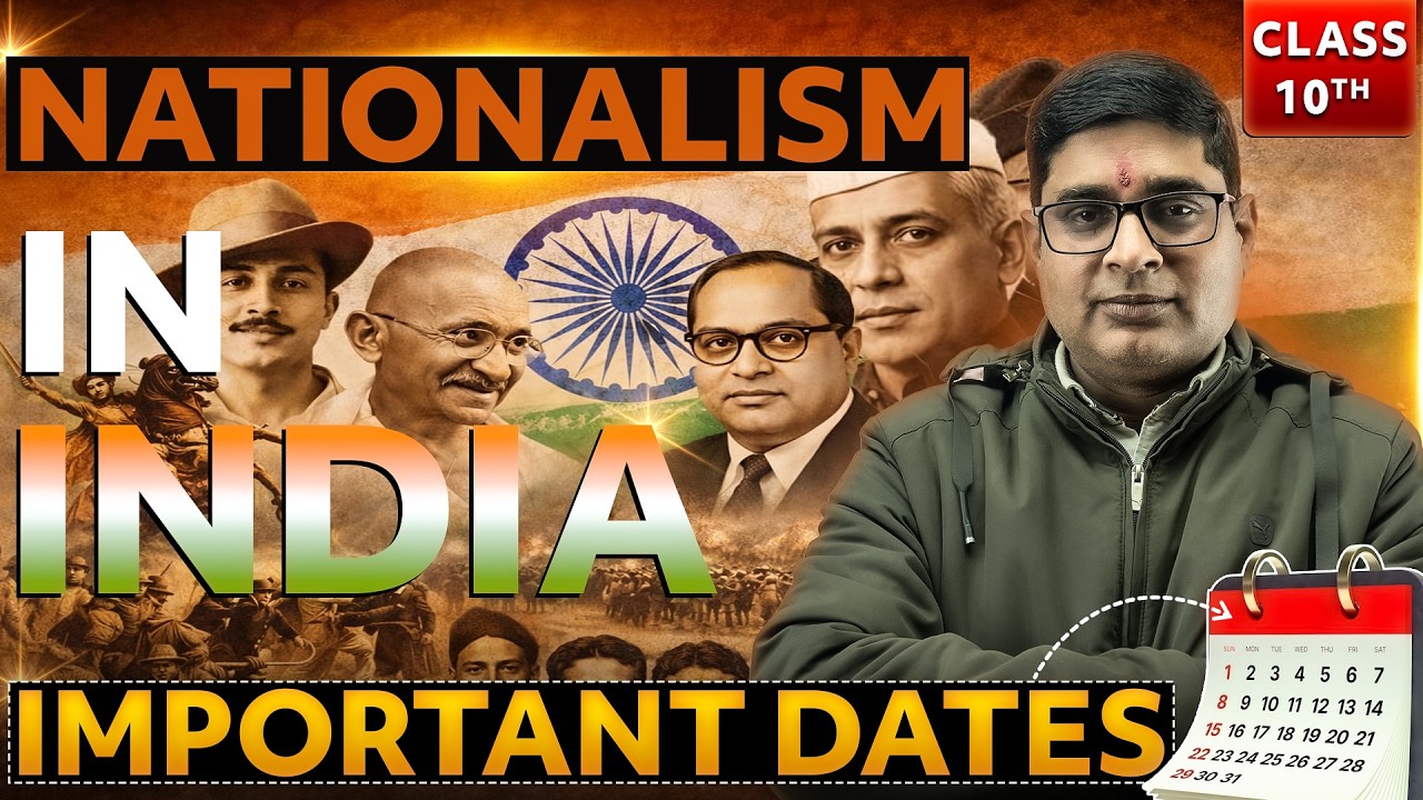 Nationalism in India 🔥 All Important Dates in One Video | Class 10