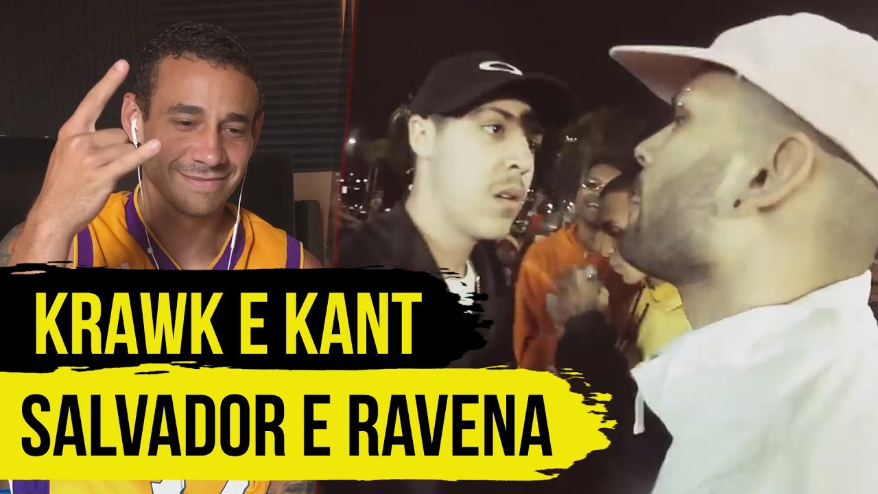 (PEGOU FOGO🔥) KRAWK E KANT X SALVADOR E RAVENA | 172ª Batalha da Aldeia - ZEN REACT / ANÁLISE