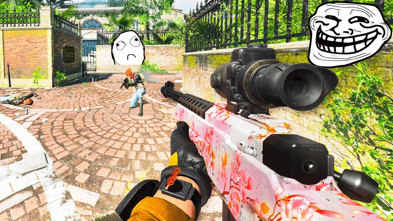Acting like a BOT then POPPING OFF with a SNIPER (HILARIOUS)