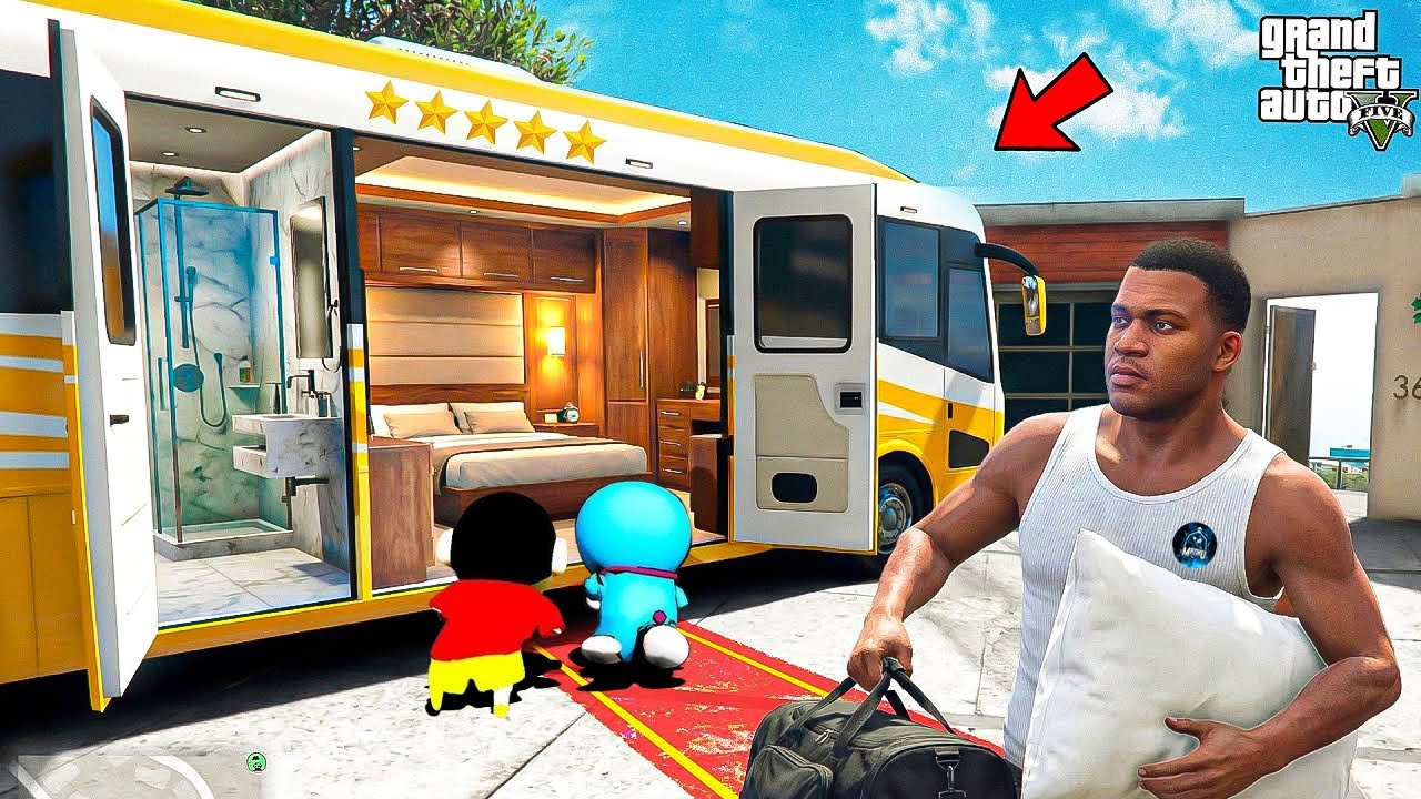 Franklin Buying The Most Luxurious Bus Ever in GTA 5 in Telugu