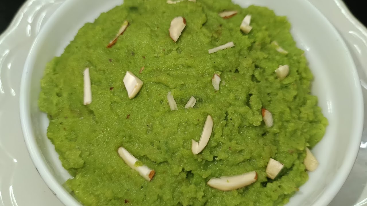 फ्रेश मटार हलवा एकदम युनिक रेसिपी.थंडी स्पेशल, स्वीट डिश,/Winter special, tasty, green peas halwa