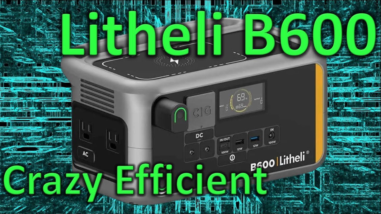 Litheli B600 Portable Solar Power Station Review