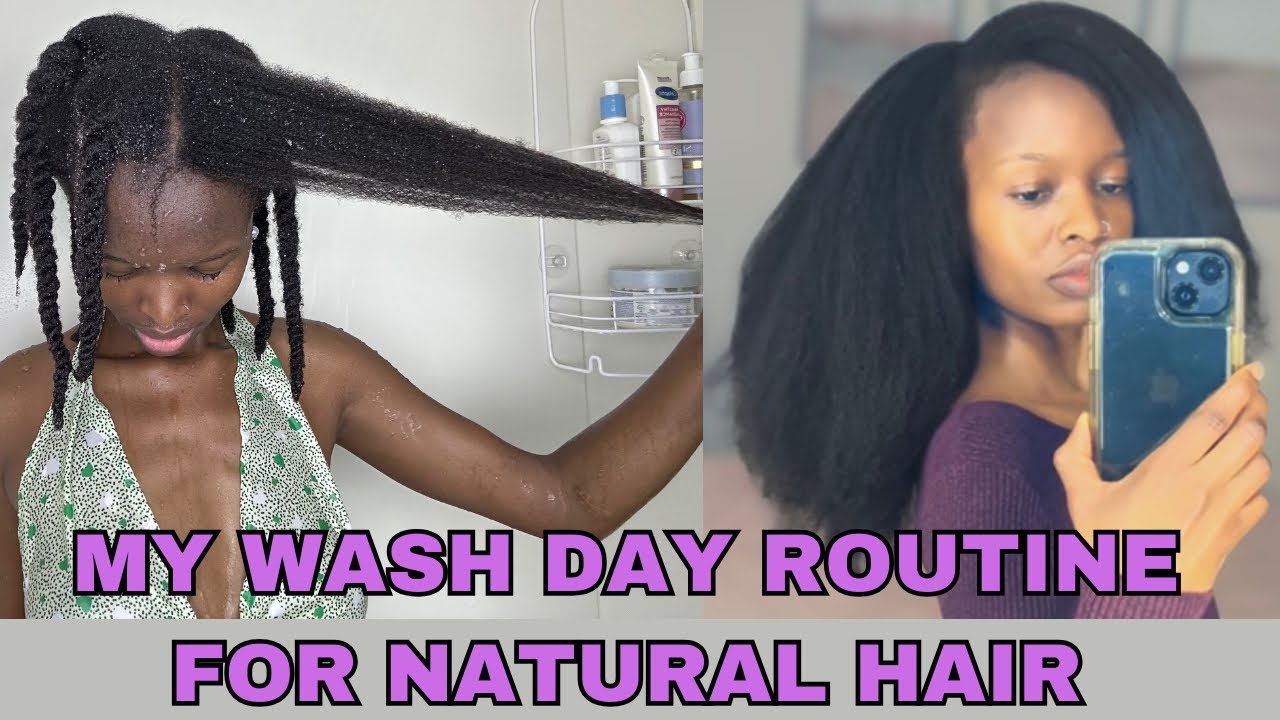 MY EASY 4 PRODUCT WASH DAY ROUTINE FOR TYPE 4 NATURAL HAIR| NATURAL HAIR GROWTH WASH DAY ROUTINE