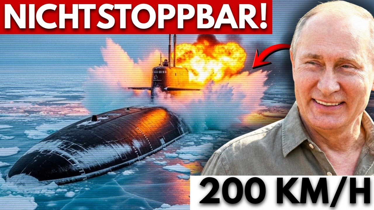 200 KM/H UNTER WASSER! Poseidon – Putins Atom-Torpedo Gegen Den USA Keine Abwehr Hat?