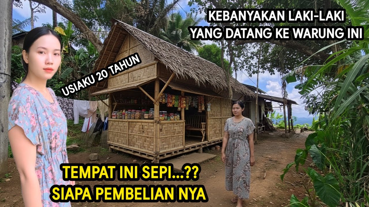 WARUNG JANDA MUDA TERPENCIL DI HUTAN BUKA HINGGA LARUT MALAM DI TEMPAT SEPI