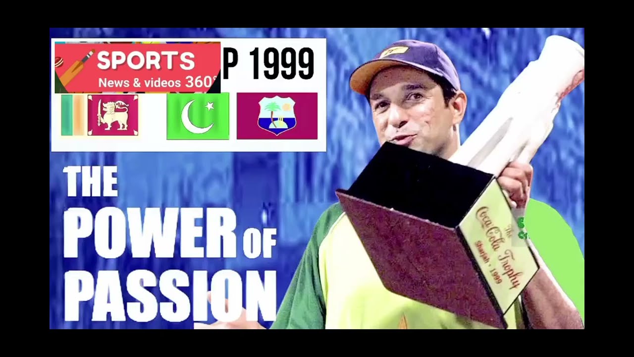Pakistan vs West Indies, srilanka, Champions Trophy Sharjah 1999, cricket highlights, Today match