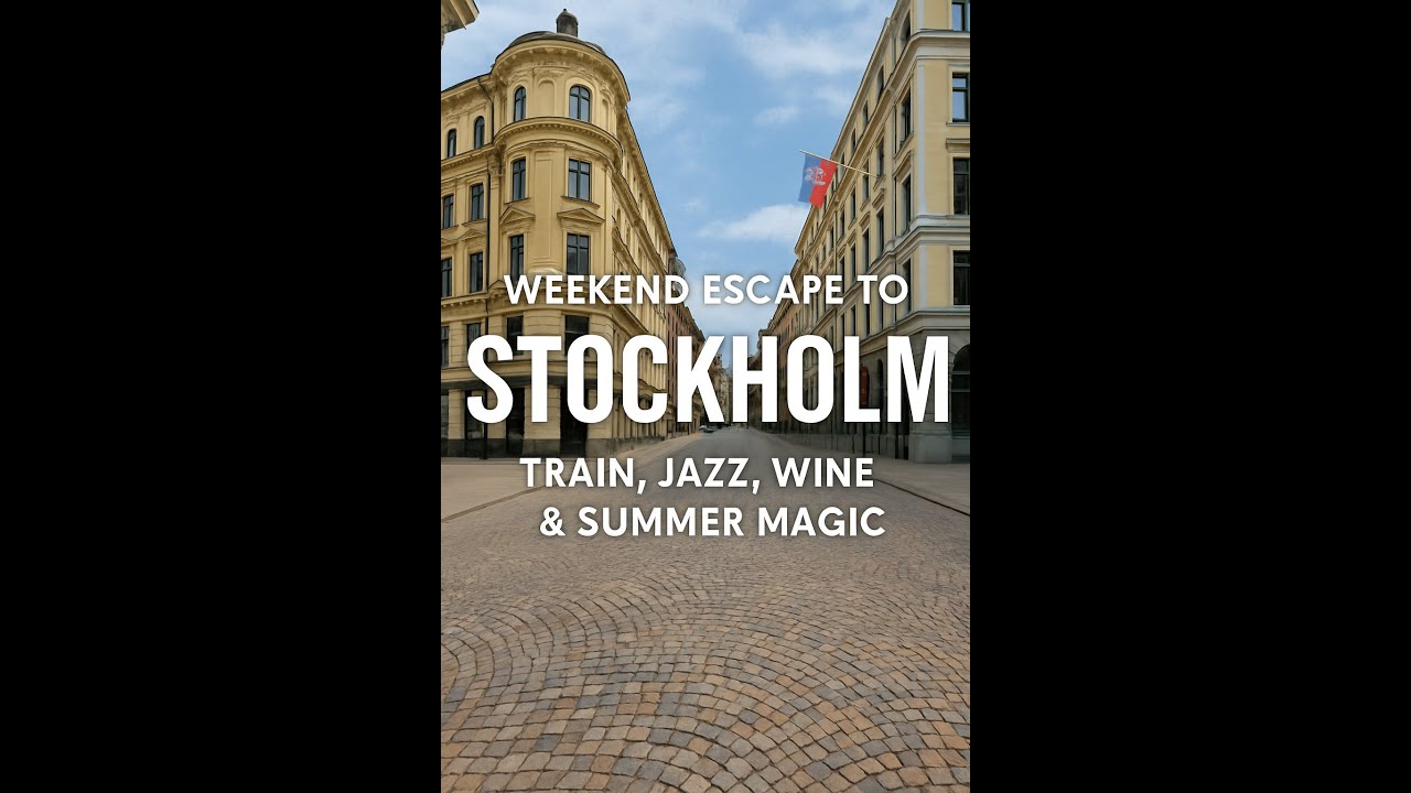 Weekend Escape to Stockholm 🇸🇪 | Food, Jazz & Summer Vibes