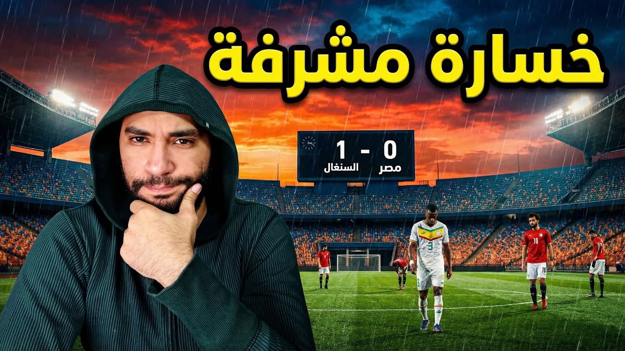 خسارة منتخب مصر المشرفة أمام السنغال 👏⚡