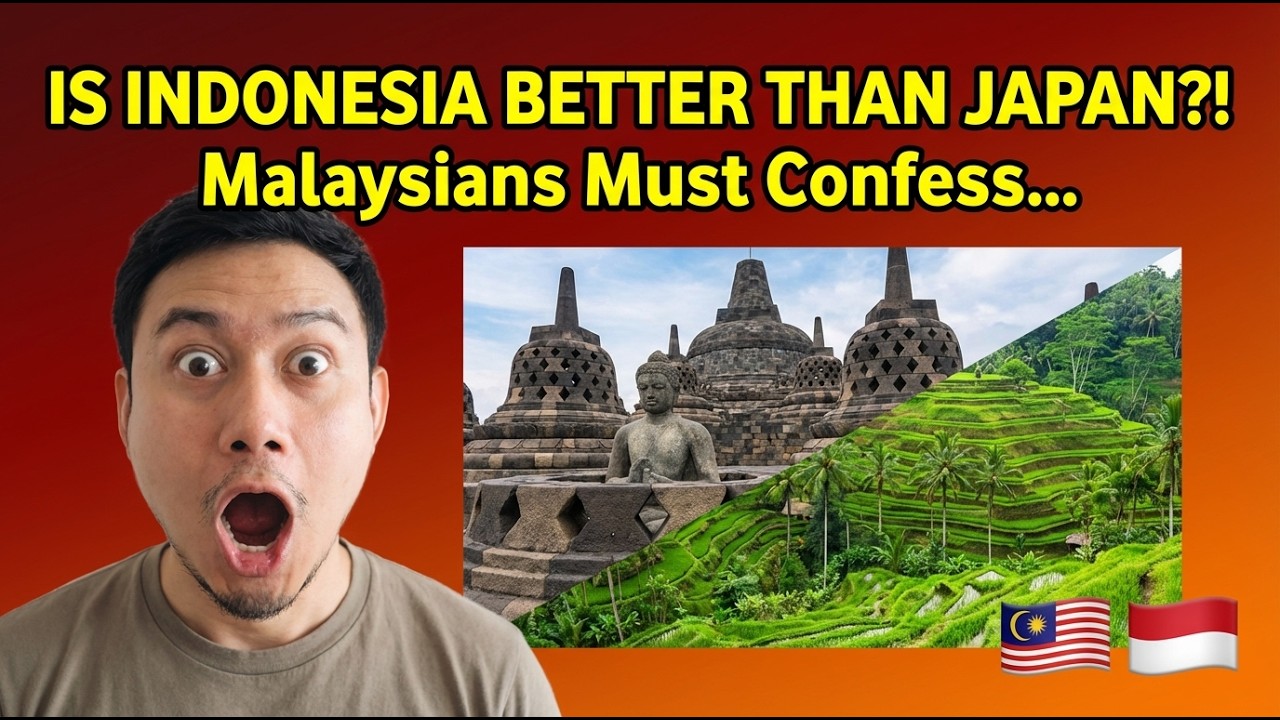 Saya sudah pernah berlibur ke Jepang dan Malaysia, tetapi Indonesia benar-benar mengejutkan saya