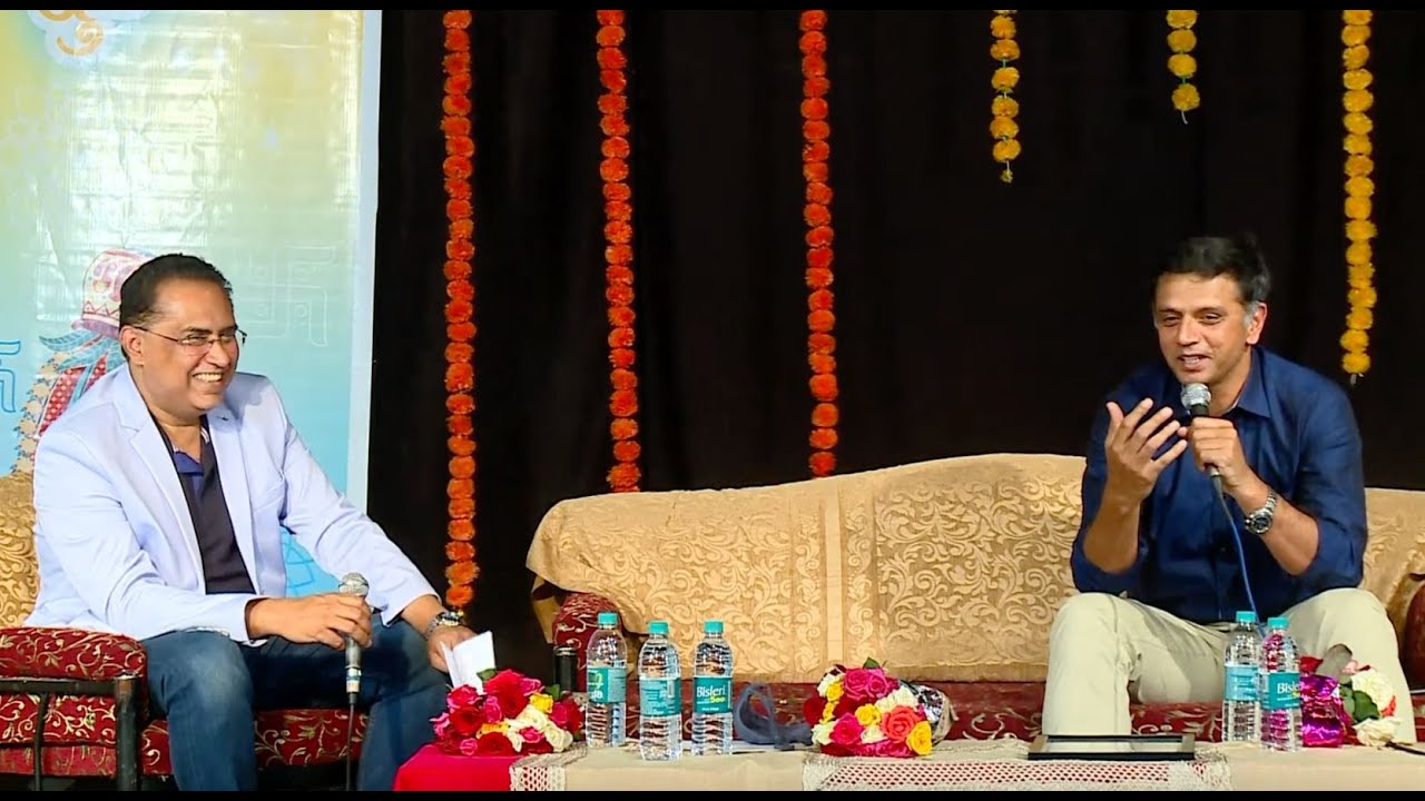 Interview with Abhiman Awardee Rahul Dravid on 19th September 2021, Bangalore.
