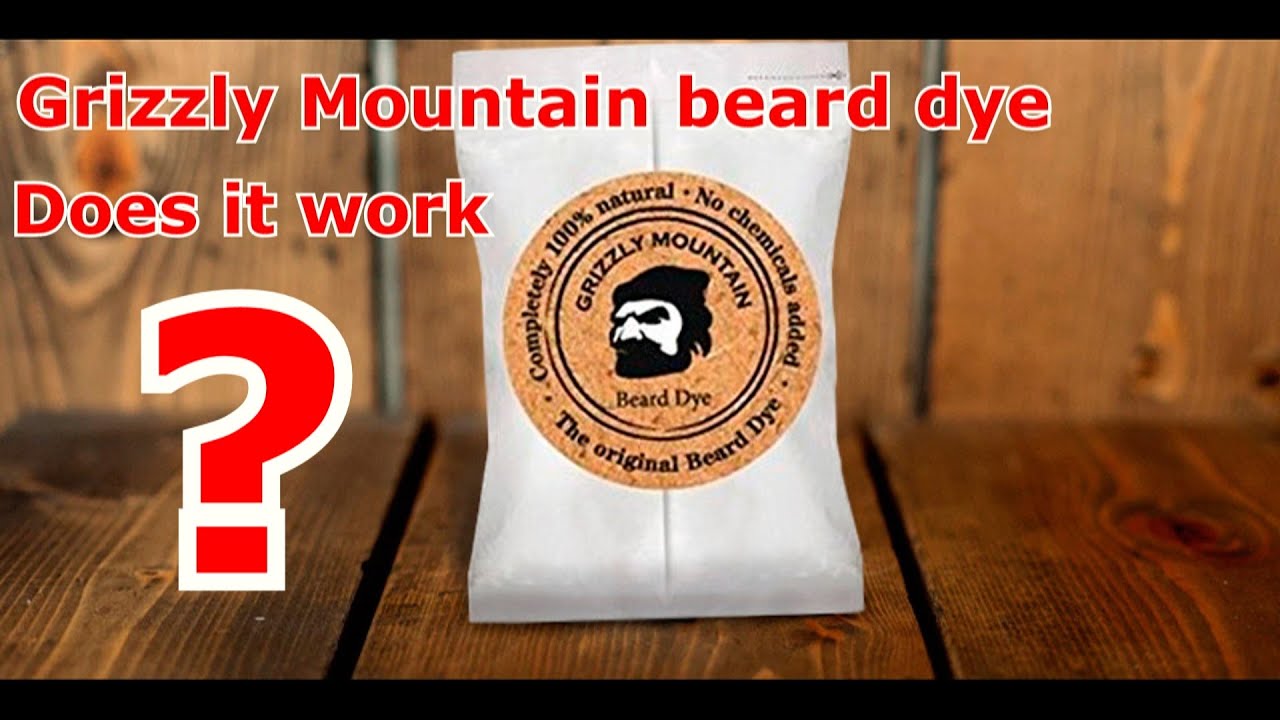 Grizzly Mountain beard dye