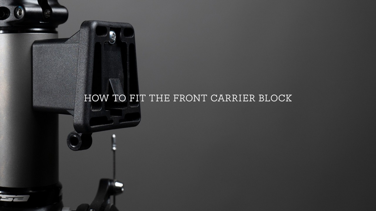 How To Fit The Brompton Front Carrier Block